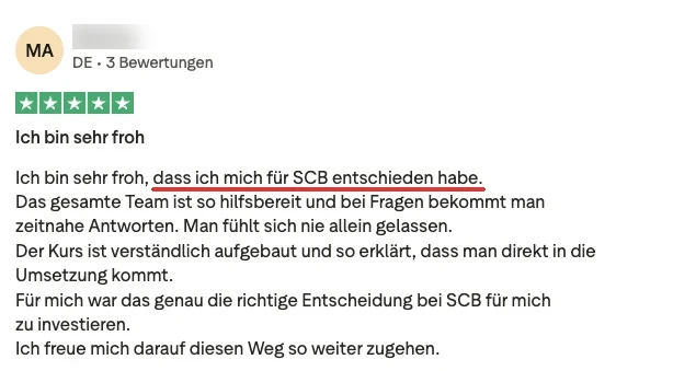 Trustpilot Bewertung 4 – 5 Sterne